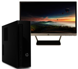 HP Slimline 450-a60na Desktop PC with Pavilion 23cw Full HD 23